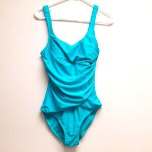 Spanx love your assets | swimsuit aqua blue